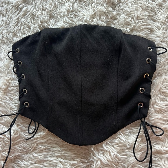 Princess Polly Black Strapless Corset - Picture 2 of 6